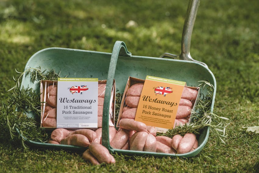 westaways traditional pork and honey roast packaged pork sausages