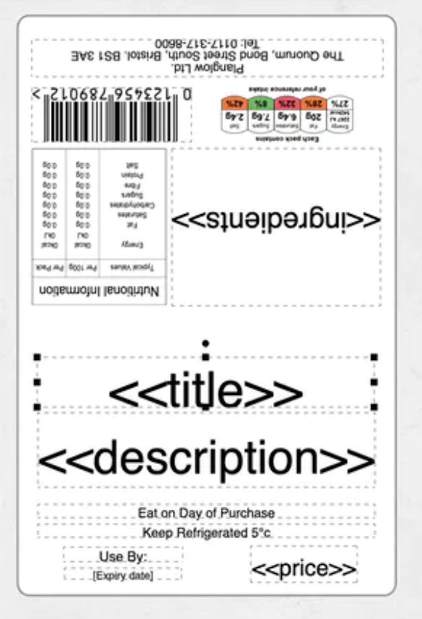 Erudus Recipe Builder Updates - Planglow label