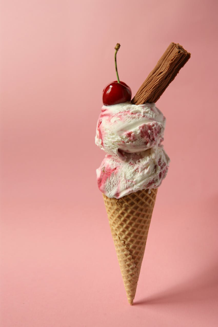 Ice cream questions answered - ice cream cone