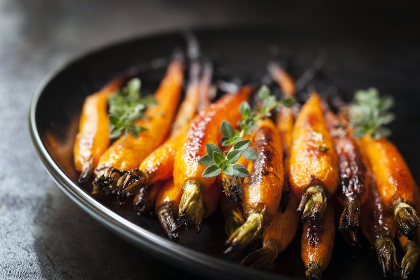 Christmas foods to make now, use later - honey glazed carrots and parsnips