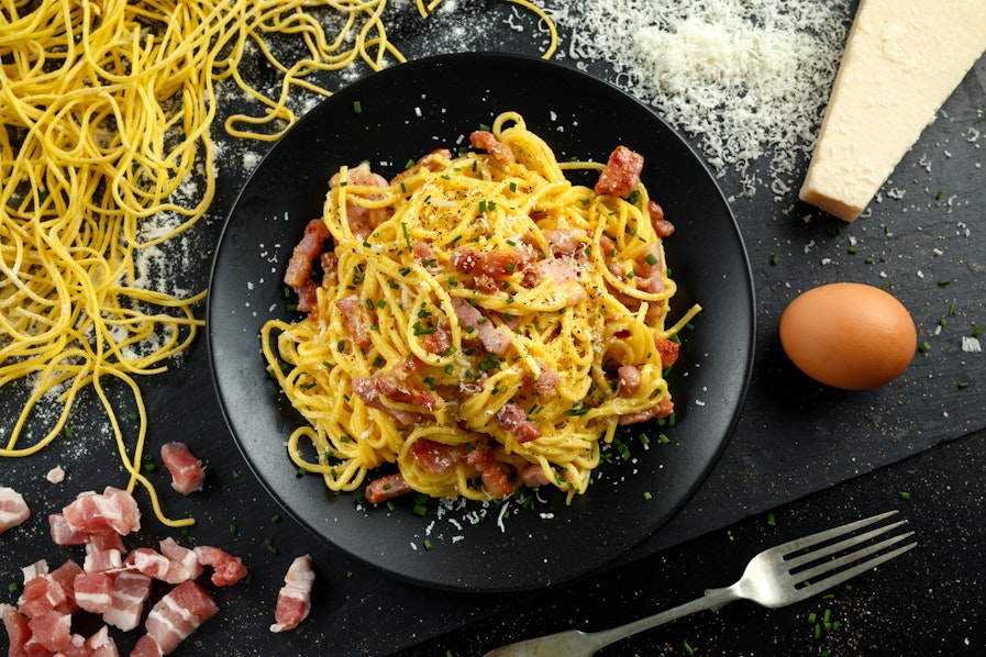 World's most famous pasta dishes - Pasta carbonara World's most famous pasta dishes - Pasta carbonara