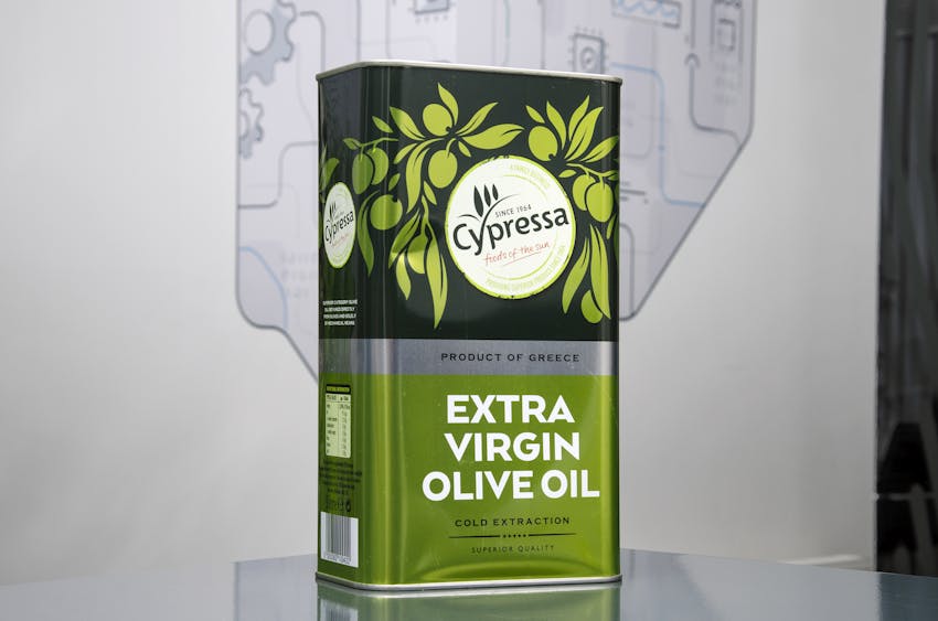 Cypressa Extra Virgin Olive Oil before being shot by Erudus Image Capture