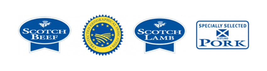 Erudus provides Quality Meat Scotland certification - various QMS badges