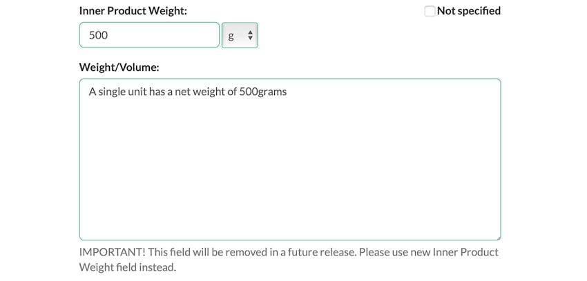 New Attributes: Inner Product Weight