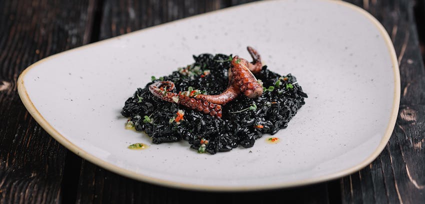 Allergen Deep Dive: Molluscs - Black risotto made with squid ink