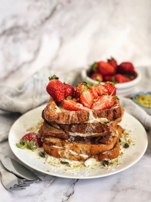 Strawberries & Cream French Toast