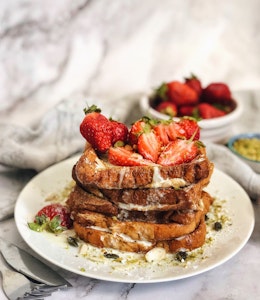 Strawberries & Cream French Toast
