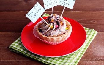 Mandatory Calorie Labelling cupcake example