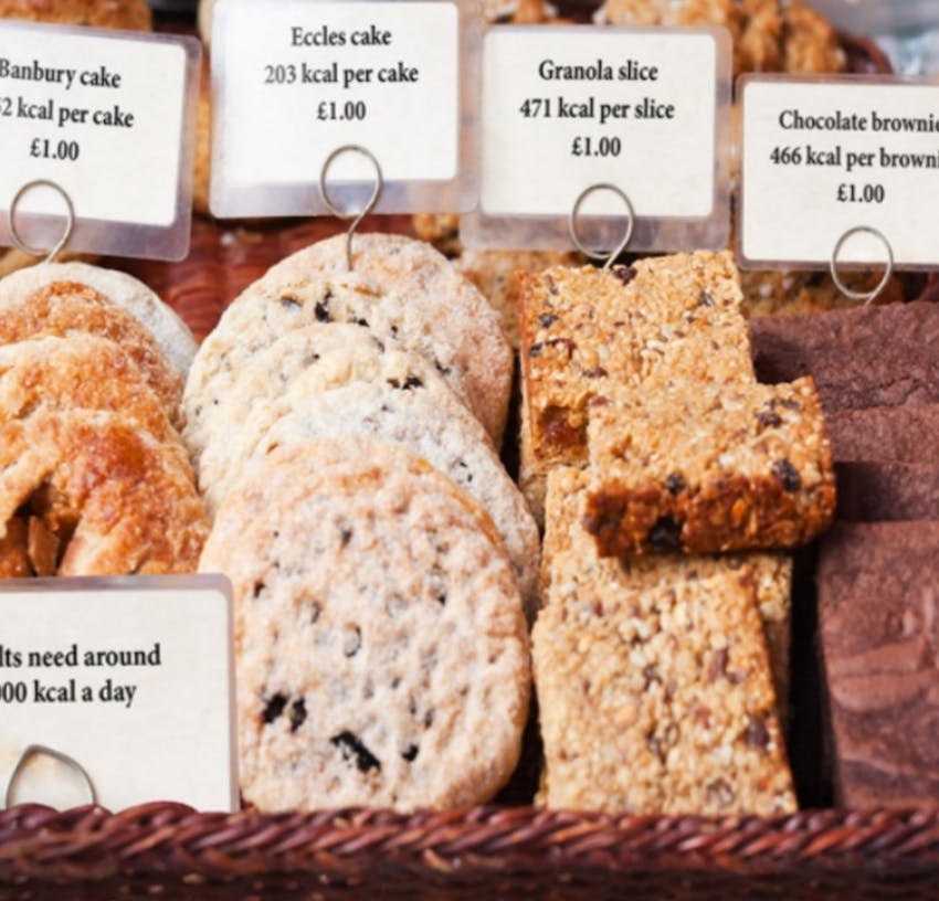 Mandatory Calorie Labelling baked good examples