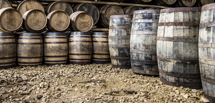 Whisky tips and recipe ideas - casks containing scotch whisky