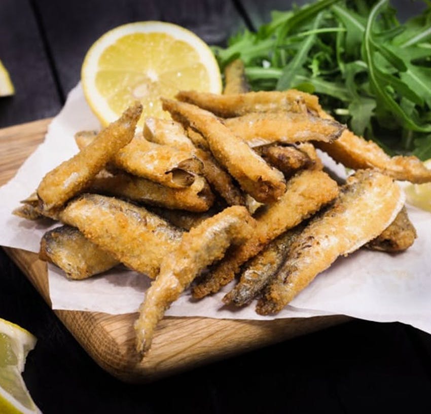 Fish recipes and ideas for Good Friday - Whitebait with dipping sauce