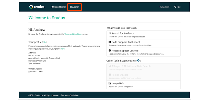 Adding a product - Step 1 Adding a product - Step 1