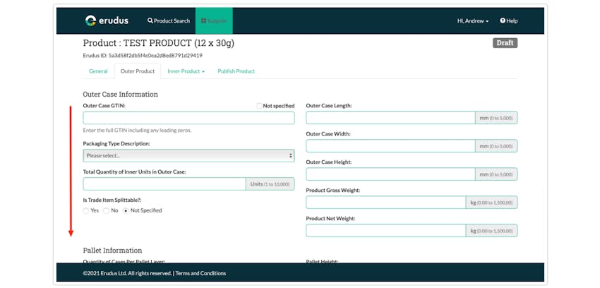 Adding a product - Step 4.1