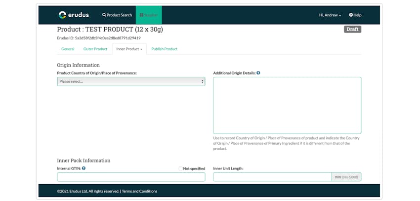 Adding a product - Step 5