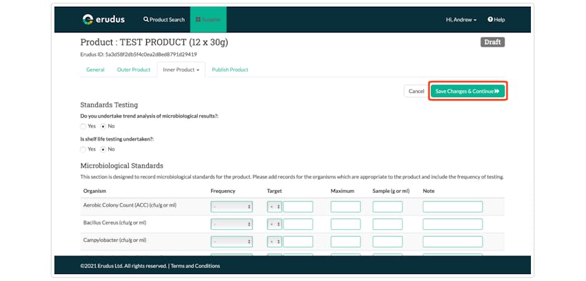 Adding a product - Step 6