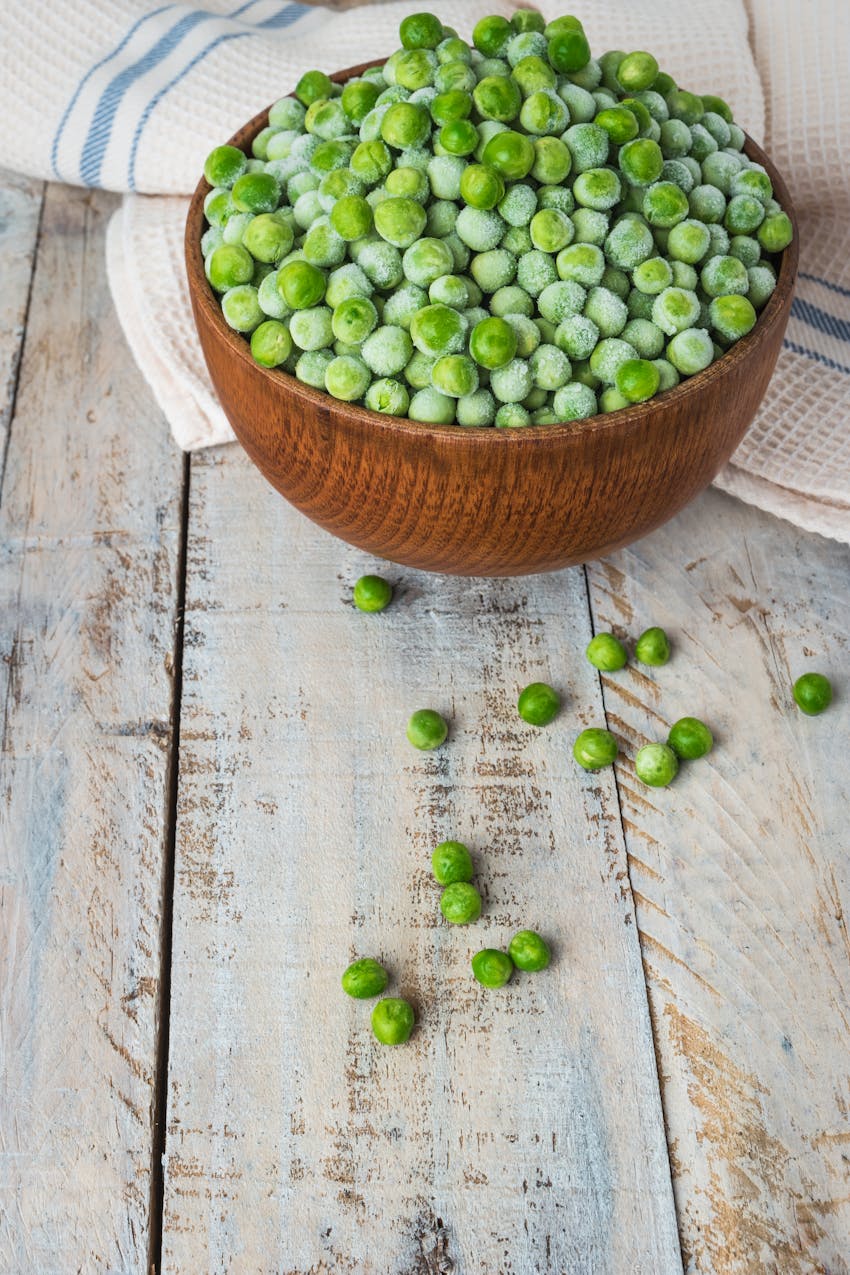 Shelf life - frozen peas 