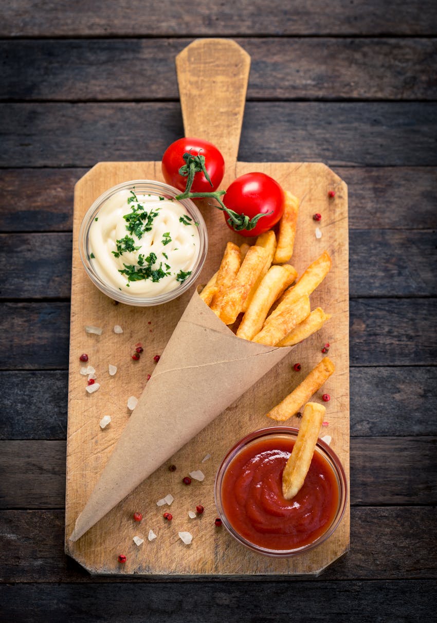 Best condiments - Ketchup with chips