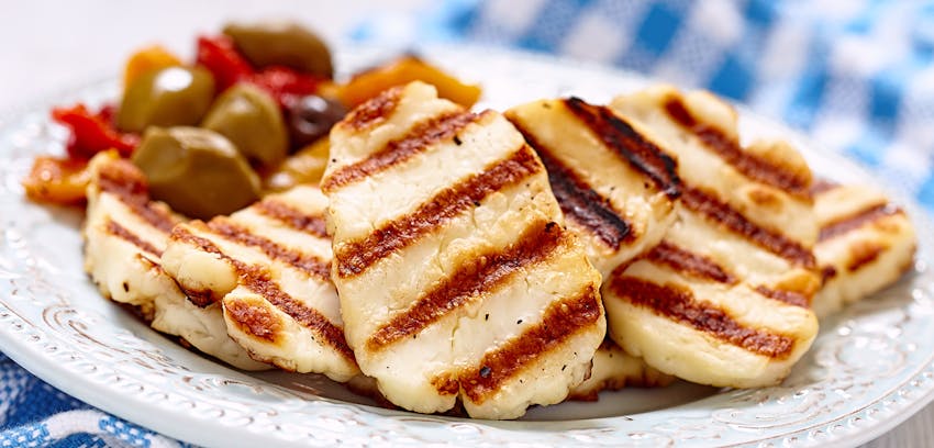 Good wine and cheese pairings - Halloumi cheese