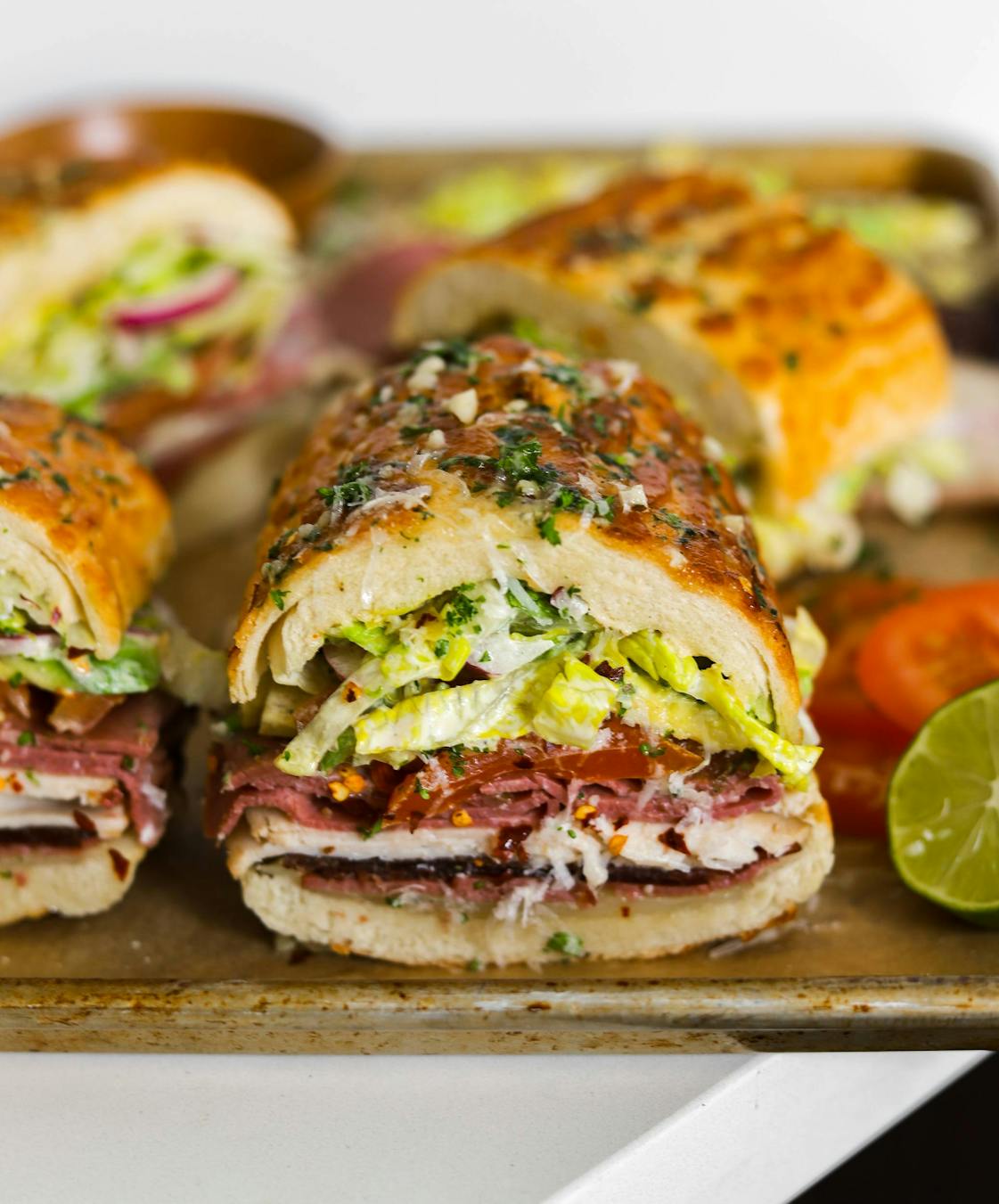 Grinder Salad Sandwich Grinder Salad Sandwich