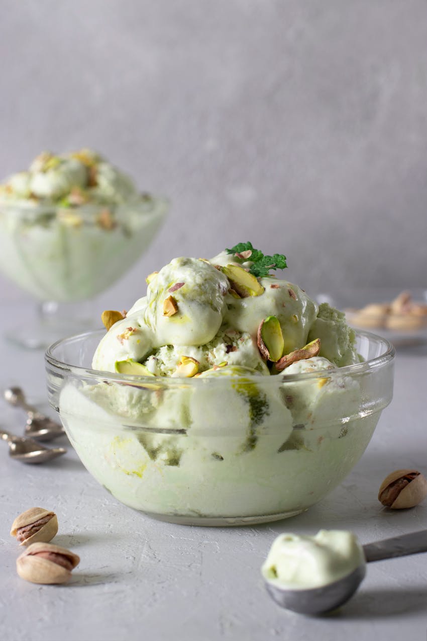 Different types of Tree Nut - Pistachio ice cream