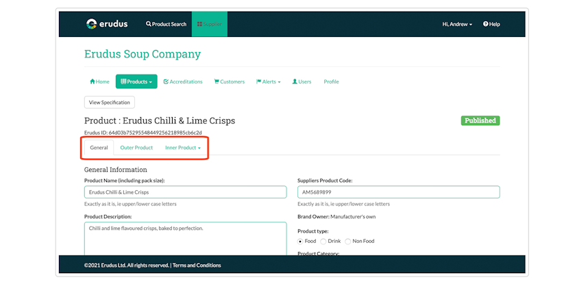 Amending or editing a product Step 4 Amending or editing a product Step 4