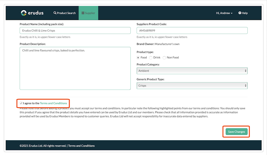 Amending or editing a product Step 5 Amending or editing a product Step 5