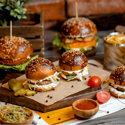 Unique burgers from around the world Unique burgers from around the world