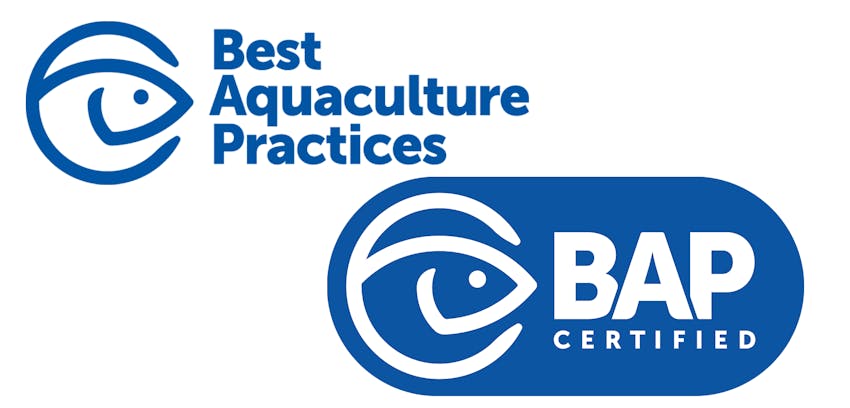 Erudus provides Best Aquaculture Practices certification - BAP logos