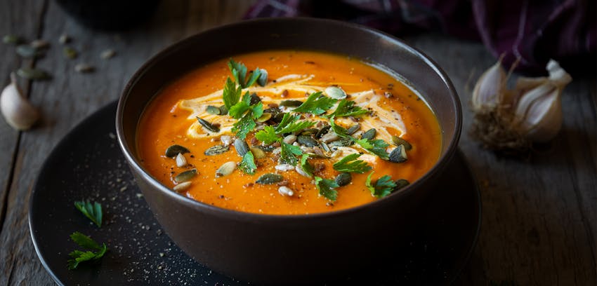 What's the best food for Autumn - Pumpkin and ginger soup