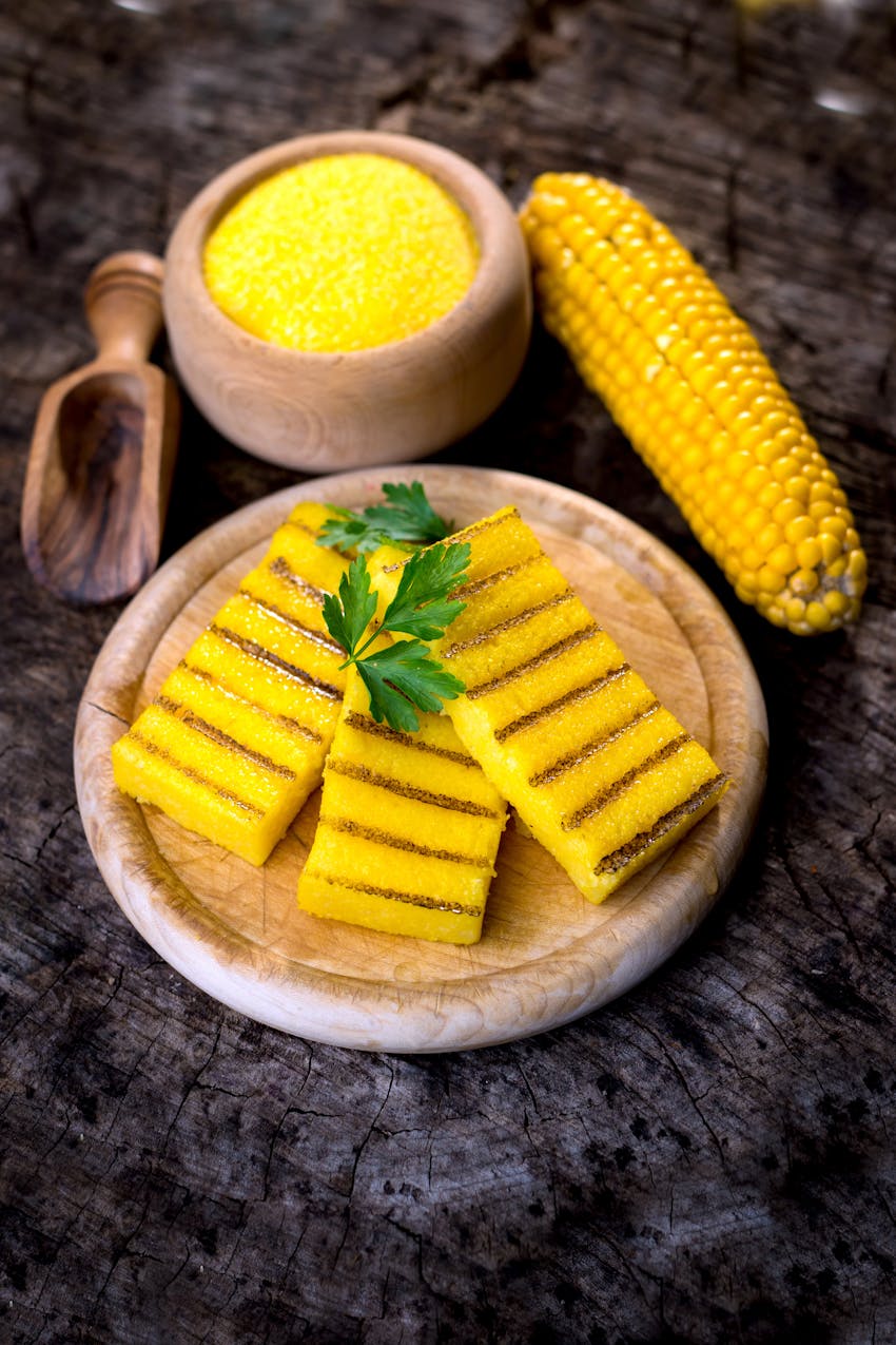 Vegans and allergies - polenta