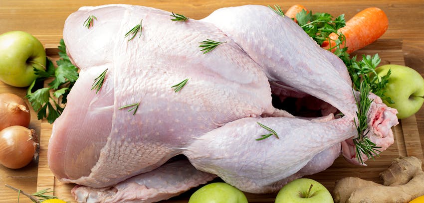 How to cook perfect turkey - raw turkey