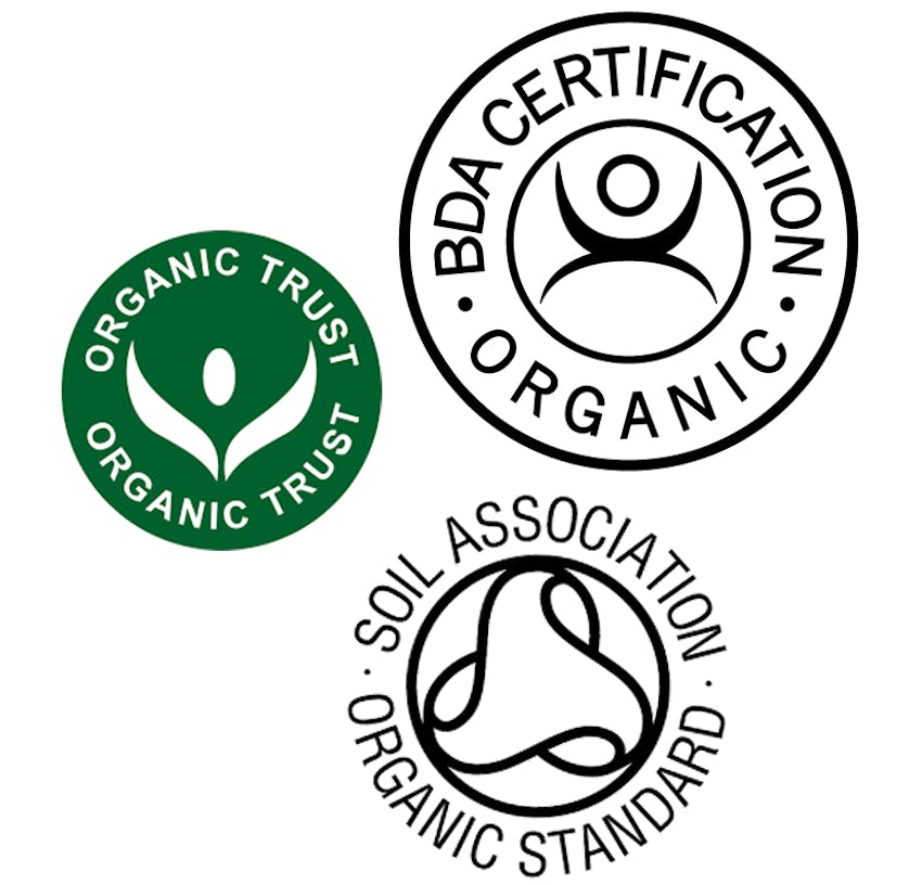 Erudus provides Organic certification - certification body logos
