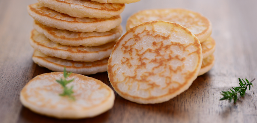 Easy canapes - blinis Easy canapes - blinis