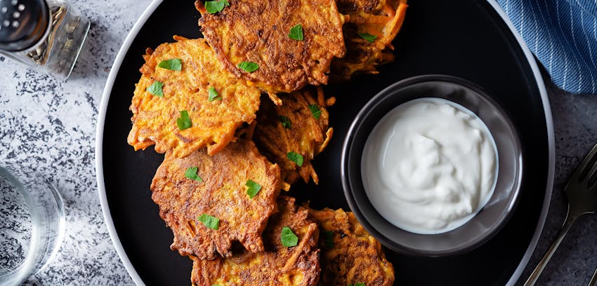 Healthy Christmas leftover ideas - Sweet potato bubble and squeak