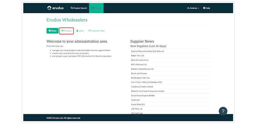 Uploading a Range List to Match Local Codes to Products - Step 2