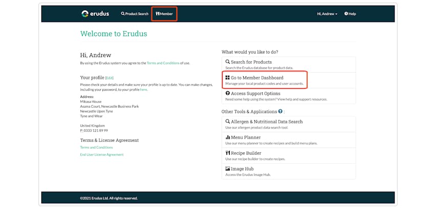 Adding an Internal or Customer User to Your Wholesaler Account Step 1