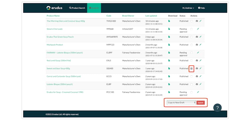 Quick Bite: Copying a Product Specification Step 3 Part 1