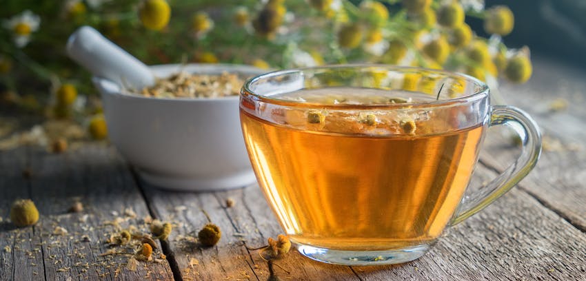 The best food and drinks for sleep - Chamomile tea