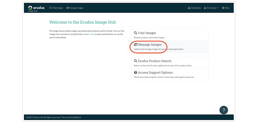 Uploading images to Image Hub Step 2