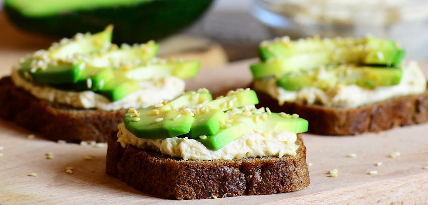 Best summer sandwiches - Hummus and avocado sandwich
