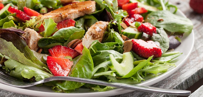Easy summer starters - Strawberry salad