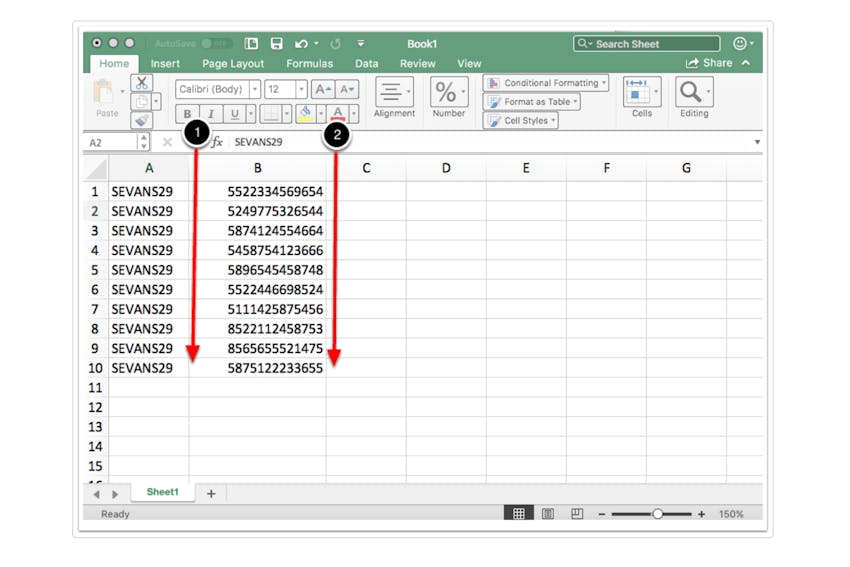 Uploading Purchase History For Customers Step 5