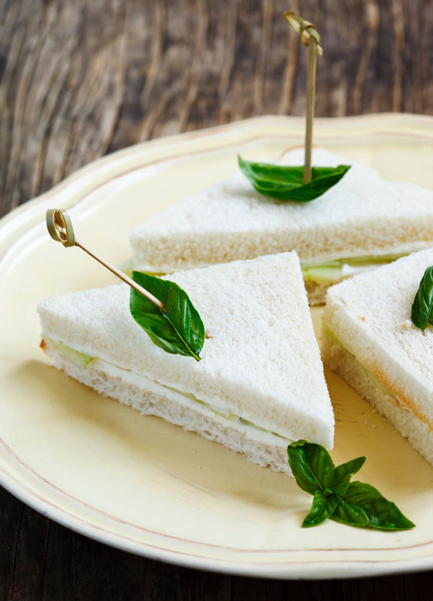 Afternoon tea tips - cucumber sandwiches