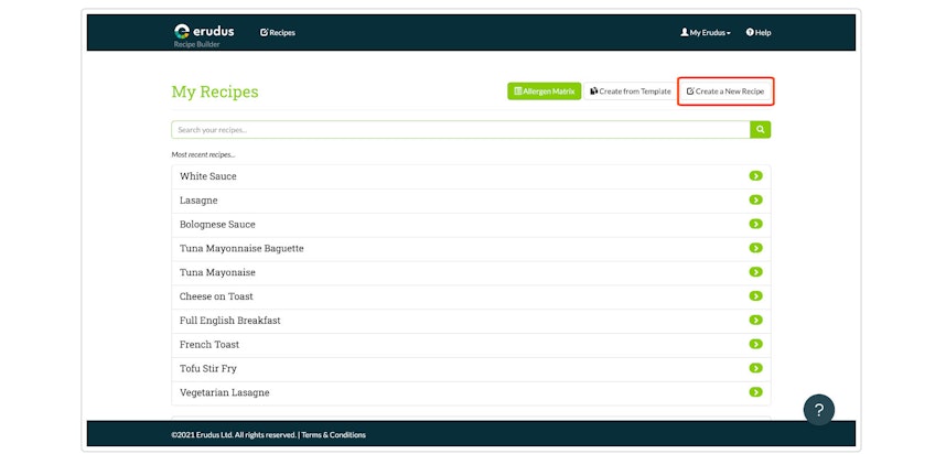 Quick bite: Creating a new recipe on Recipe Builder - Step 2 Quick bite: Creating a new recipe on Recipe Builder - Step 2