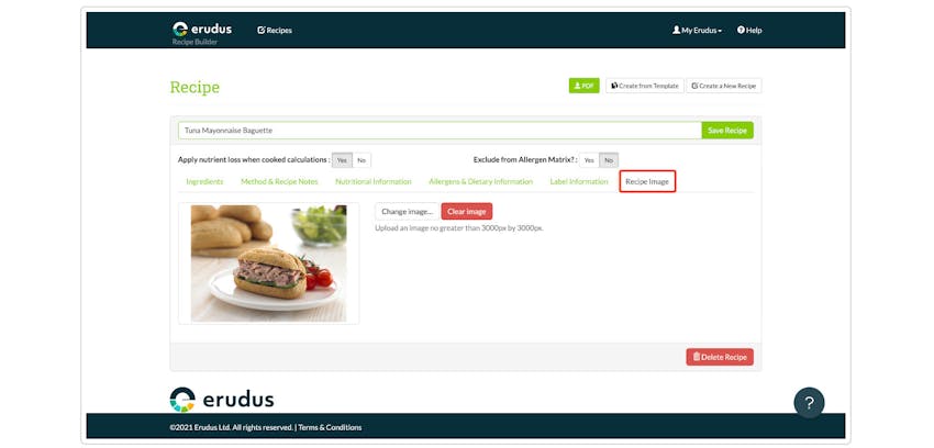 Quick bite: Creating a new recipe on Recipe Builder - Step 5.5