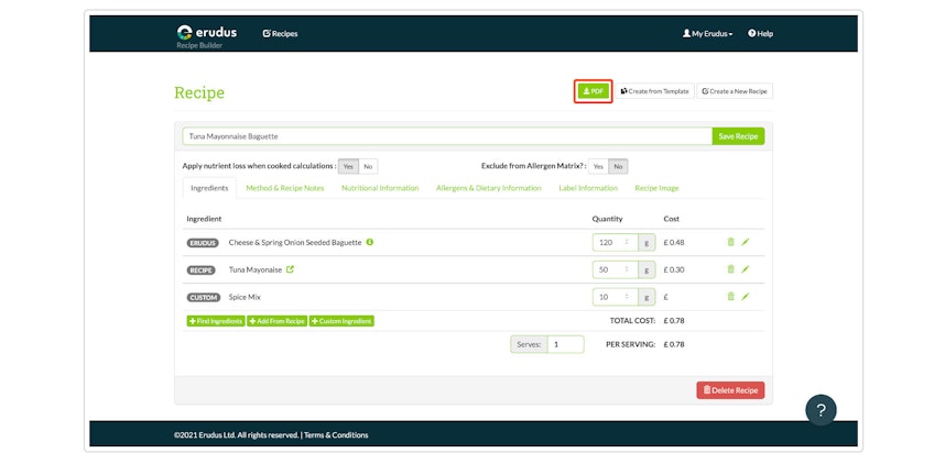 Quick bite: Creating a new recipe on Recipe Builder - Step 6 Quick bite: Creating a new recipe on Recipe Builder - Step 6