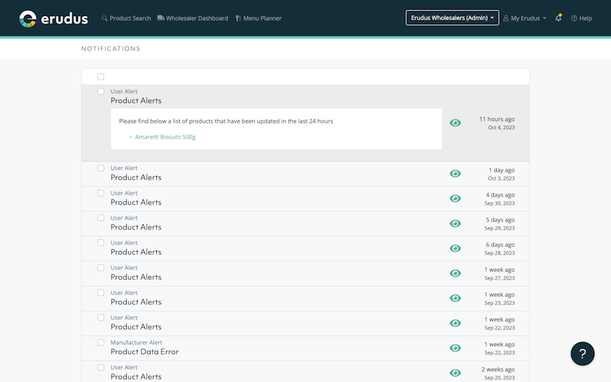 What is the Product Change Alerts feature?