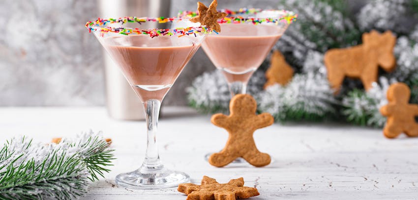 Christmas cocktails -  Gingerbread matini