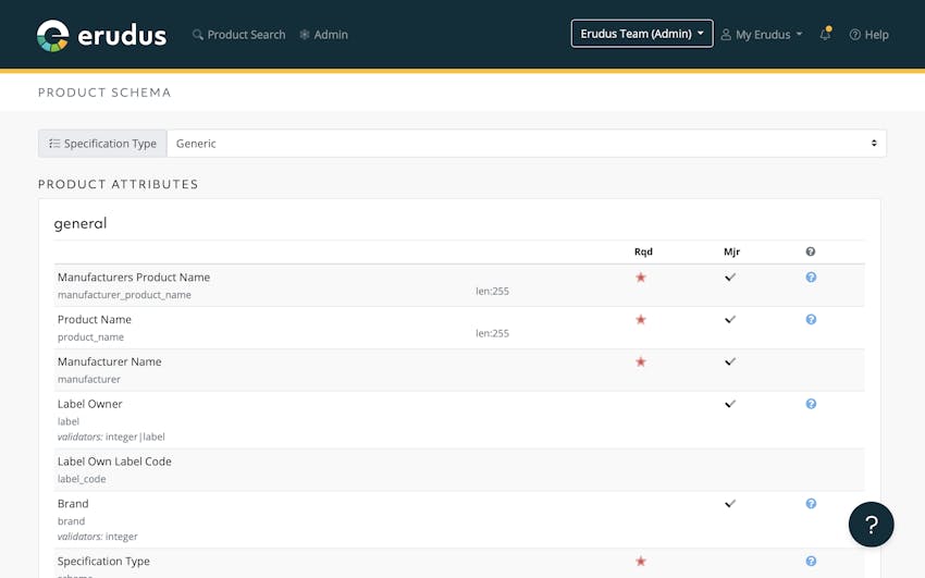 Erudus Update - Schema viewer