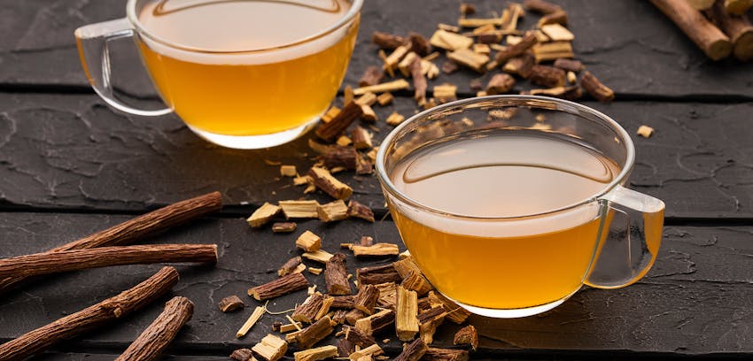 Best foods for colds - liquorice tea